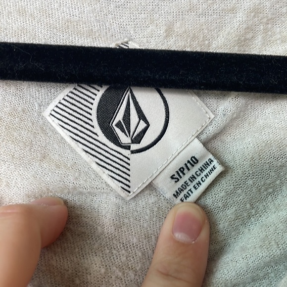 Volcom fleece lightweight long sleeve with Hood - Picture 3 of 7